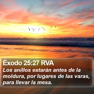 Éxodo 25:27 RVA Bible Verse Image