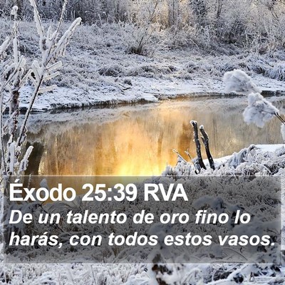 Éxodo 25:39 RVA Bible Verse Image