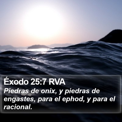 Éxodo 25:7 RVA Bible Verse Image