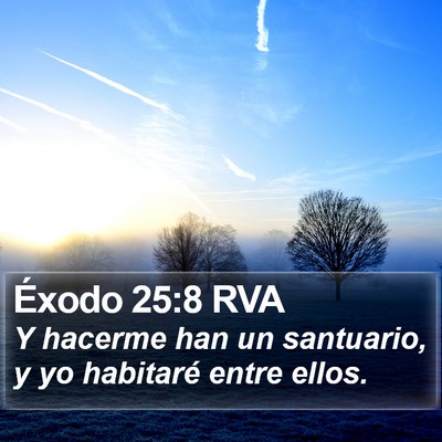 Éxodo 25:8 RVA Bible Verse Image