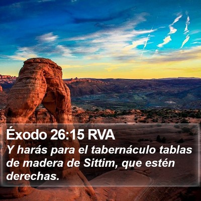 Éxodo 26:15 RVA Bible Verse Image