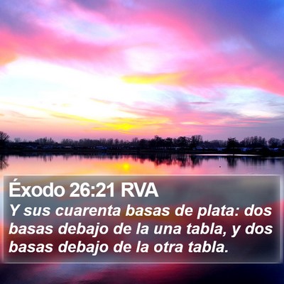 Éxodo 26:21 RVA Bible Verse Image
