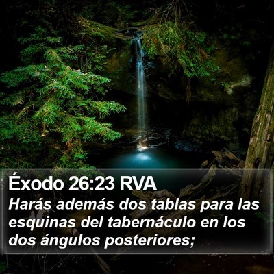 Éxodo 26:23 RVA Bible Verse Image