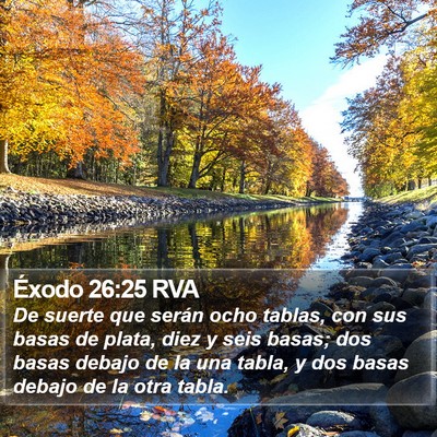 Éxodo 26:25 RVA Bible Verse Image