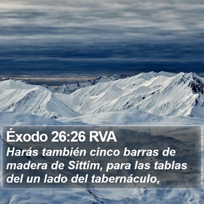 Éxodo 26:26 RVA Bible Verse Image
