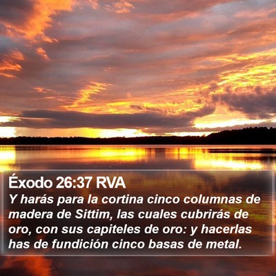 Éxodo 26:37 RVA Bible Verse Image