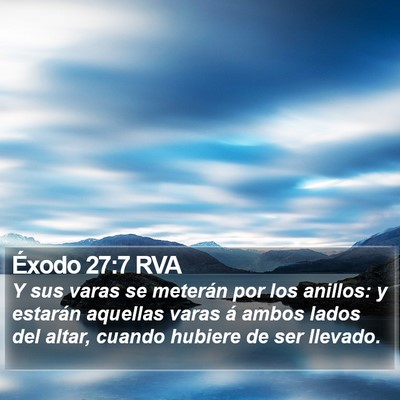 Éxodo 27:7 RVA Bible Verse Image