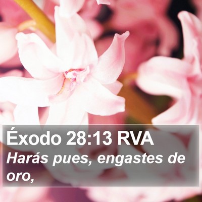 Éxodo 28:13 RVA Bible Verse Image