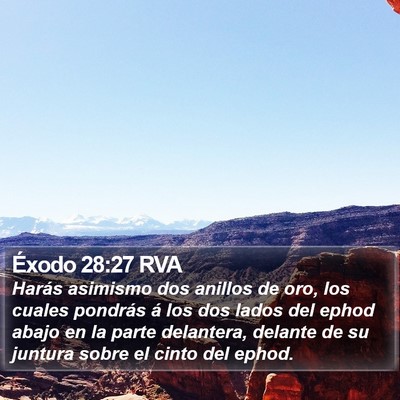 Éxodo 28:27 RVA Bible Verse Image