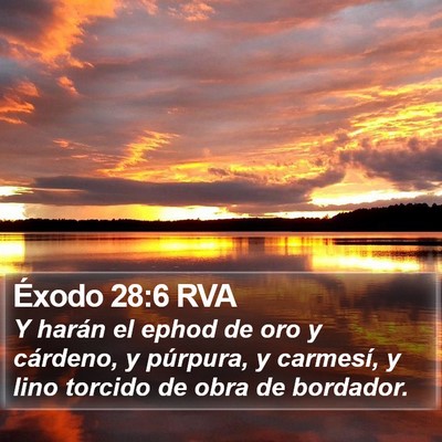 Éxodo 28:6 RVA Bible Verse Image