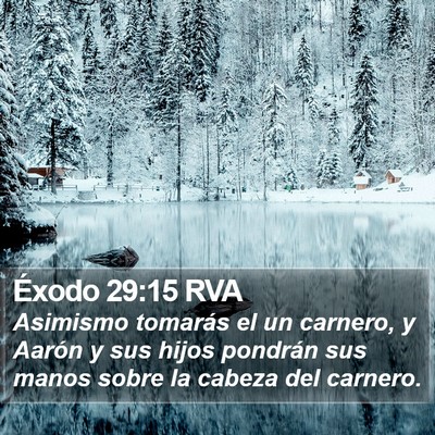 Éxodo 29:15 RVA Bible Verse Image