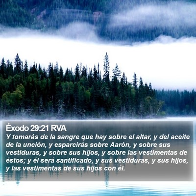 Éxodo 29:21 RVA Bible Verse Image