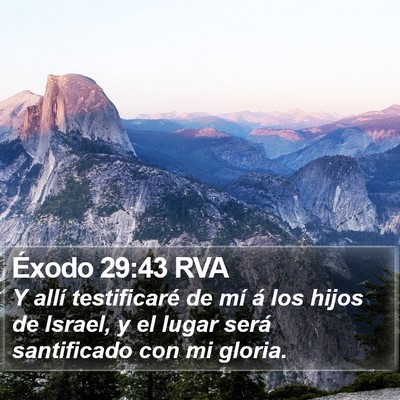 Éxodo 29:43 RVA Bible Verse Image