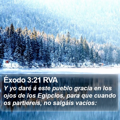 Éxodo 3:21 RVA Bible Verse Image