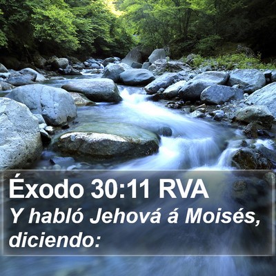 Éxodo 30:11 RVA Bible Verse Image