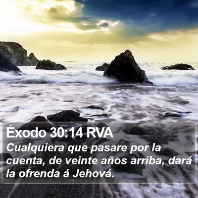 Éxodo 30:14 RVA Bible Verse Image