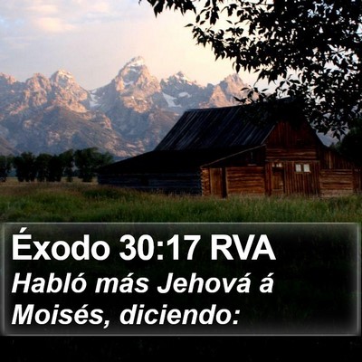 Éxodo 30:17 RVA Bible Verse Image
