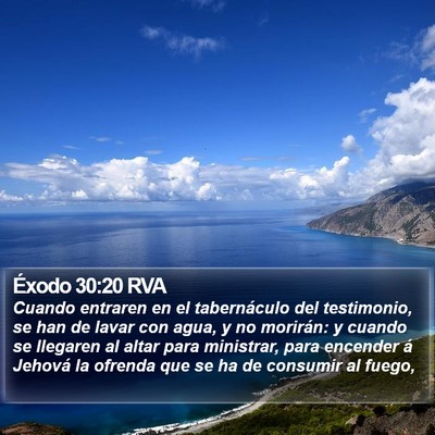 Éxodo 30:20 RVA Bible Verse Image
