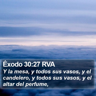 Éxodo 30:27 RVA Bible Verse Image