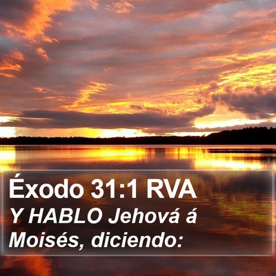 Éxodo 31:1 RVA Bible Verse Image