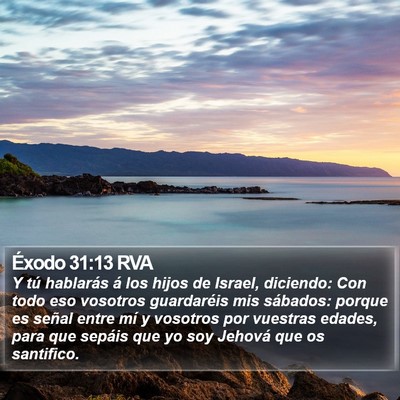 Éxodo 31:13 RVA Bible Verse Image
