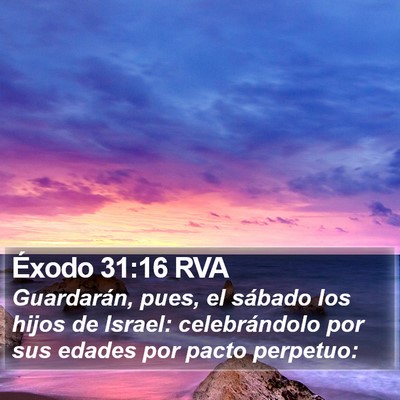 Éxodo 31:16 RVA Bible Verse Image