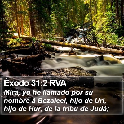 Éxodo 31:2 RVA Bible Verse Image