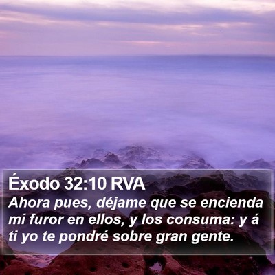 Éxodo 32:10 RVA Bible Verse Image