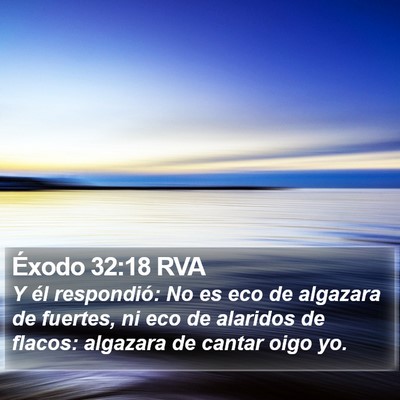 Éxodo 32:18 RVA Bible Verse Image