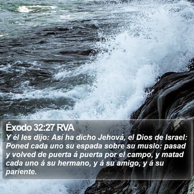 Éxodo 32:27 RVA Bible Verse Image