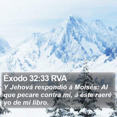 Éxodo 32:33 RVA Bible Verse Image