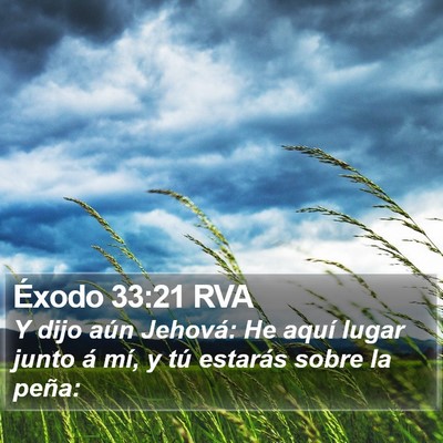 Éxodo 33:21 RVA Bible Verse Image