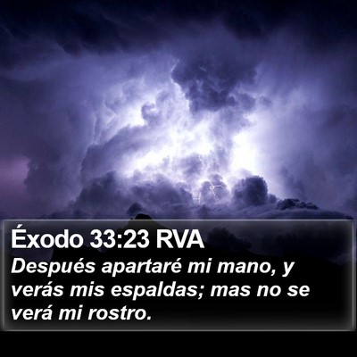 Éxodo 33:23 RVA Bible Verse Image