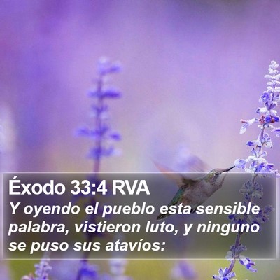 Éxodo 33:4 RVA Bible Verse Image