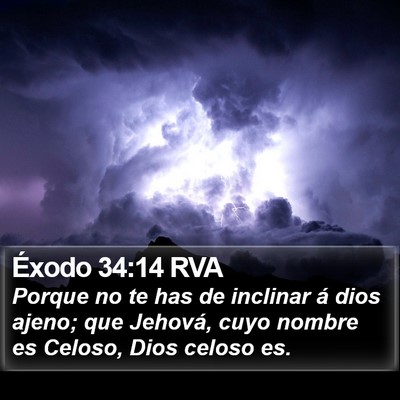 Éxodo 34:14 RVA Bible Verse Image