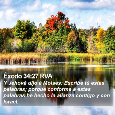 Éxodo 34:27 RVA Bible Verse Image