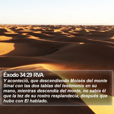 Éxodo 34:29 RVA Bible Verse Image