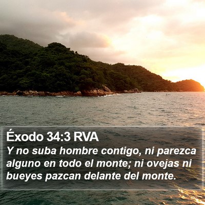 Éxodo 34:3 RVA Bible Verse Image