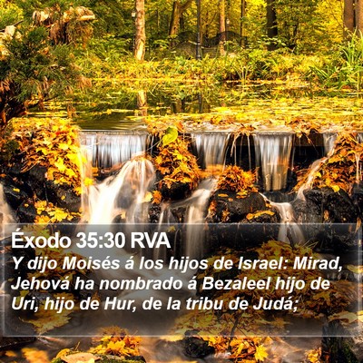 Éxodo 35:30 RVA Bible Verse Image