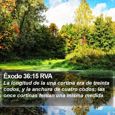 Éxodo 36:15 RVA Bible Verse Image