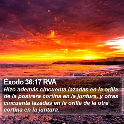 Éxodo 36:17 RVA Bible Verse Image