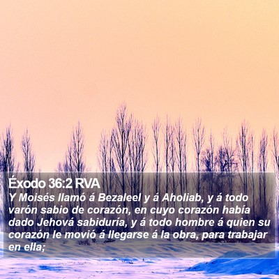Éxodo 36:2 RVA Bible Verse Image