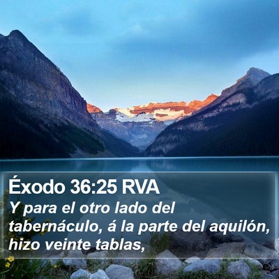 Éxodo 36:25 RVA Bible Verse Image