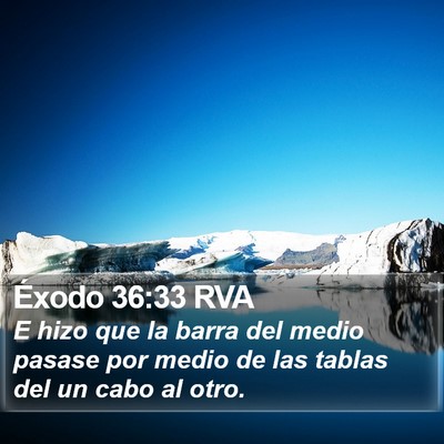 Éxodo 36:33 RVA Bible Verse Image
