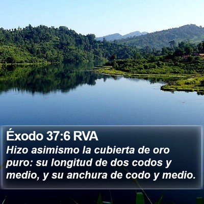 Éxodo 37:6 RVA Bible Verse Image