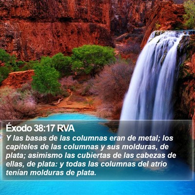 Éxodo 38:17 RVA Bible Verse Image