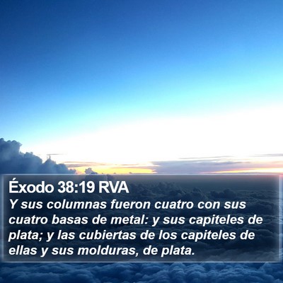 Éxodo 38:19 RVA Bible Verse Image