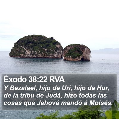 Éxodo 38:22 RVA Bible Verse Image