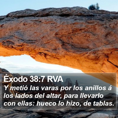 Éxodo 38:7 RVA Bible Verse Image