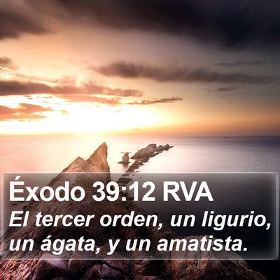 Éxodo 39:12 RVA Bible Verse Image